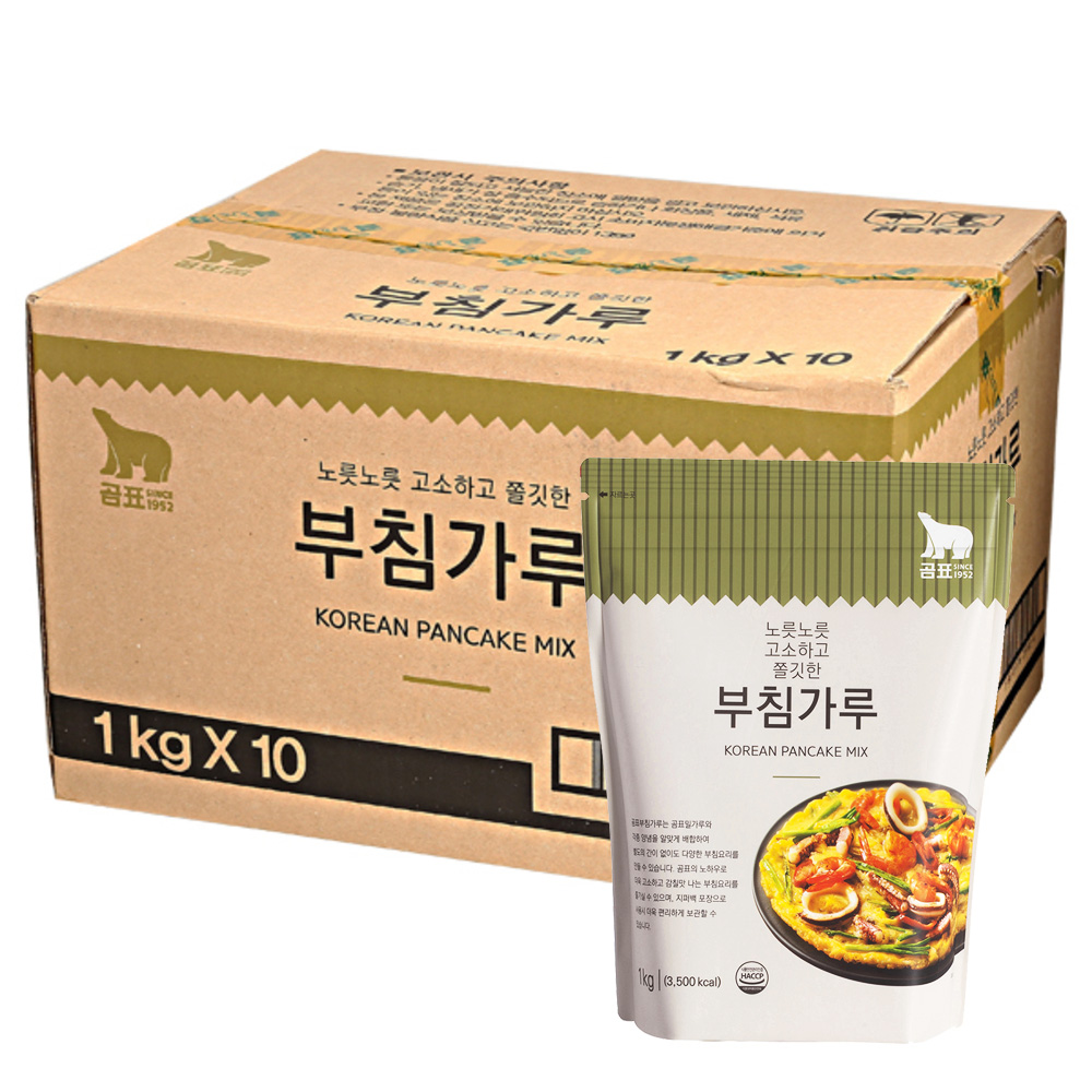 추천 인기 부침가루 1kg 10개 구매 지금 필수